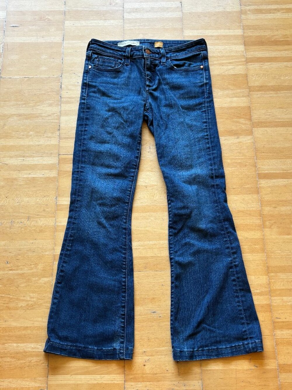 PILCRO blue denim Stet flare jeans 27